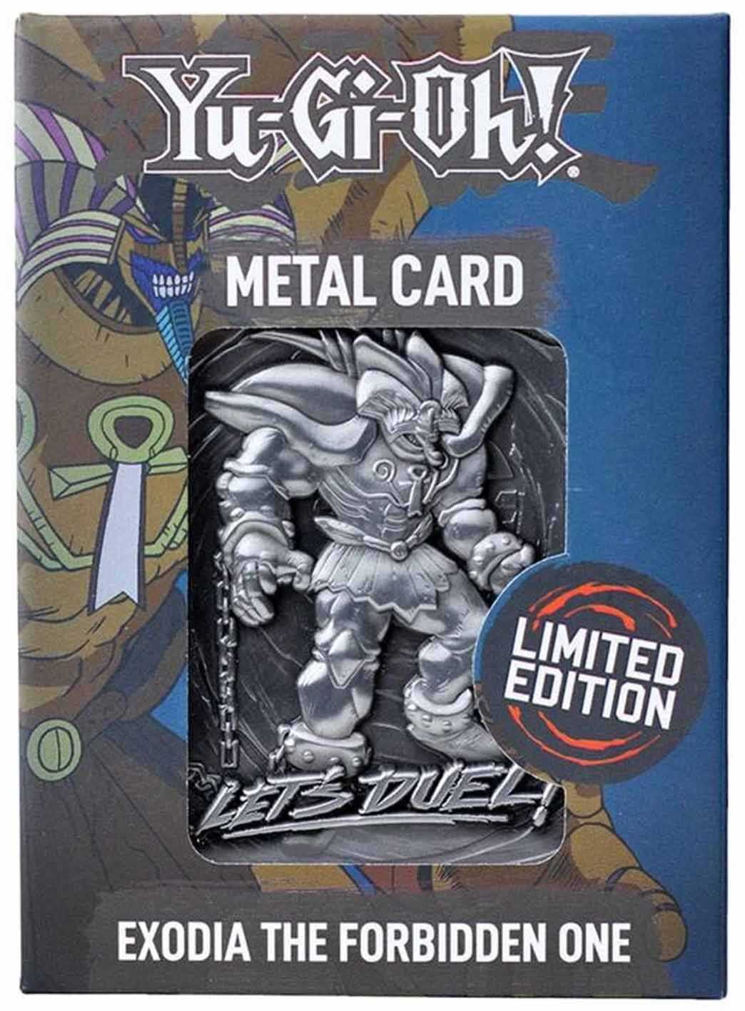 Yu-Gi-Oh! Exodia The Forbidden One Limited Edition Metal Card ...